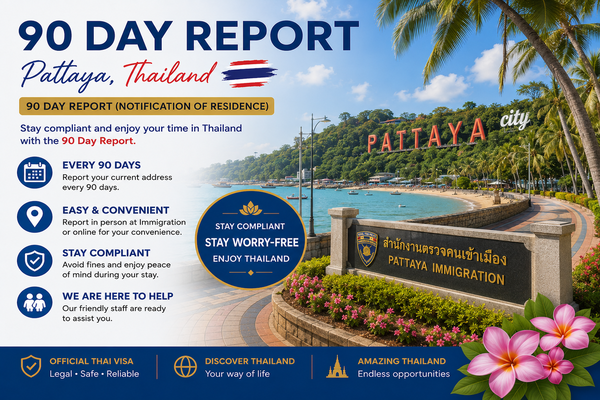 90 day report TM47 service Pattaya Thailand - Nan Services